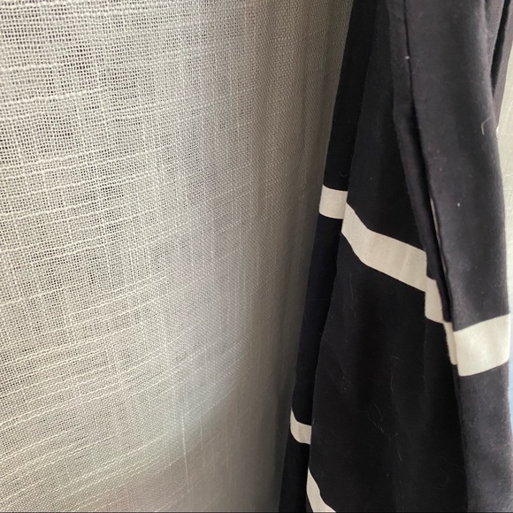 Vintage Lanz Originals Black White Button Midi Dress - Picture 4 of 10